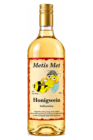 Meti’s Met – klassischer halbtrockener Honigwein in der Flasche